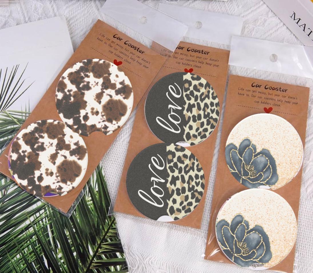 Car Coasters set of 2