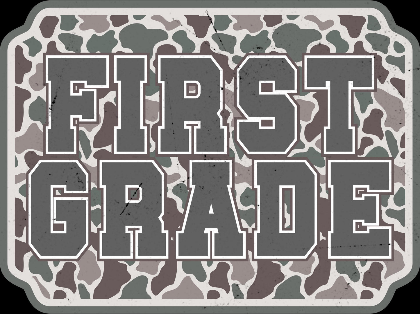 Youth Camo Back-to-School Shirt