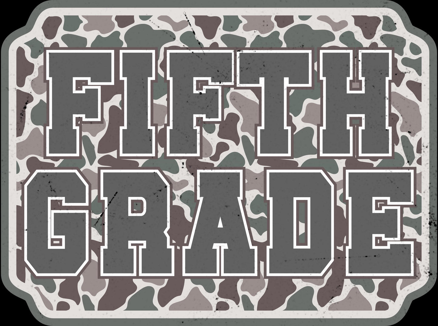 Youth Camo Back-to-School Shirt