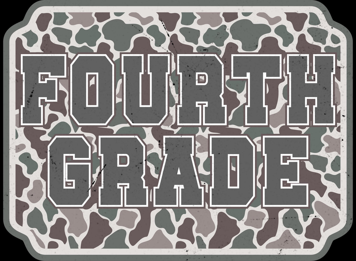 Youth Camo Back-to-School Shirt