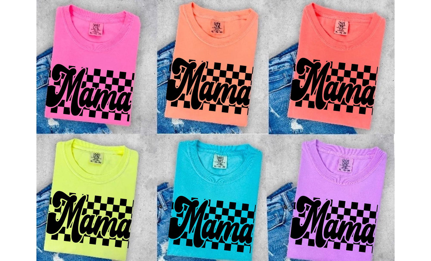 Comfort Colors NEON MAMA Graphic Tee