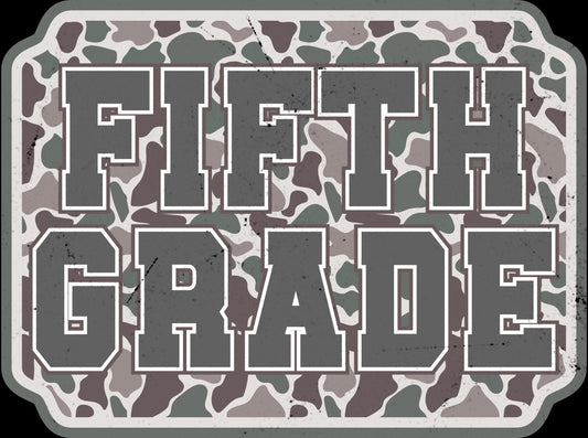 Youth Camo Back-to-School Shirt