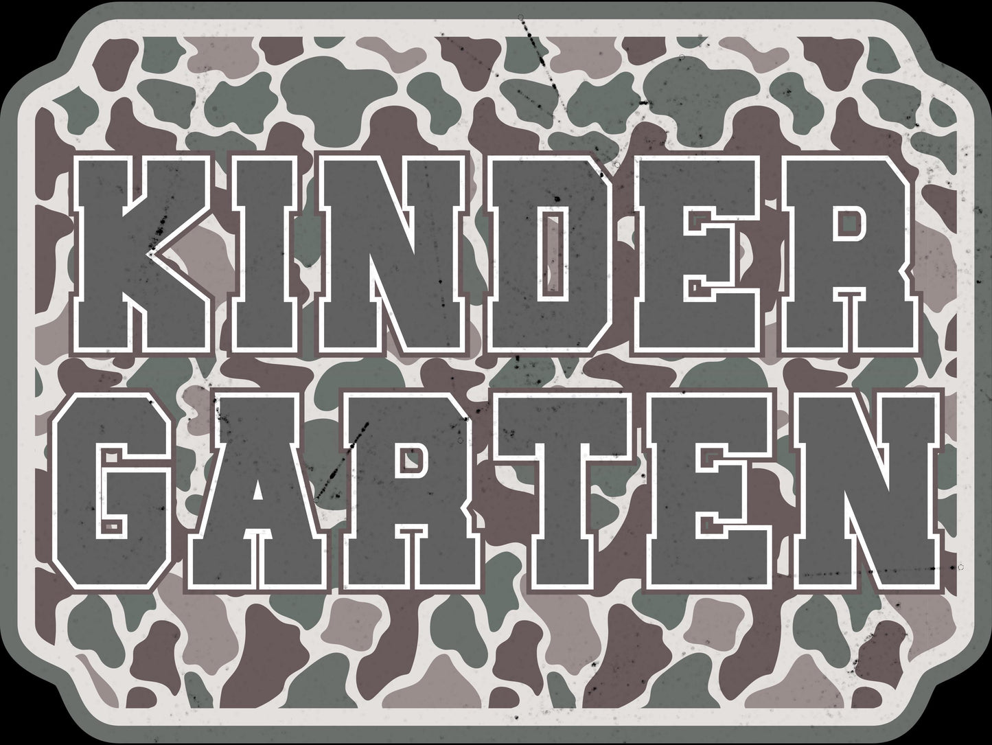 Youth Camo Back-to-School Shirt